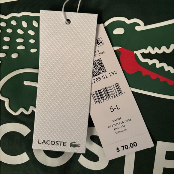 BNWT LACOSTE TSHIRT - Picture 6 of 7